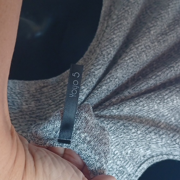 Yoyo 5 | Textured Knit Scoop Neck Bodycon Dress  Large - Picture 6 of 8